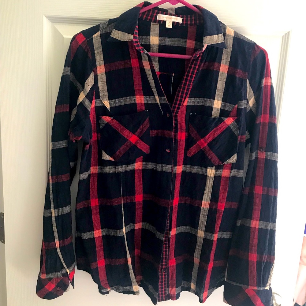 Skies Are Blue Plaid Shirt